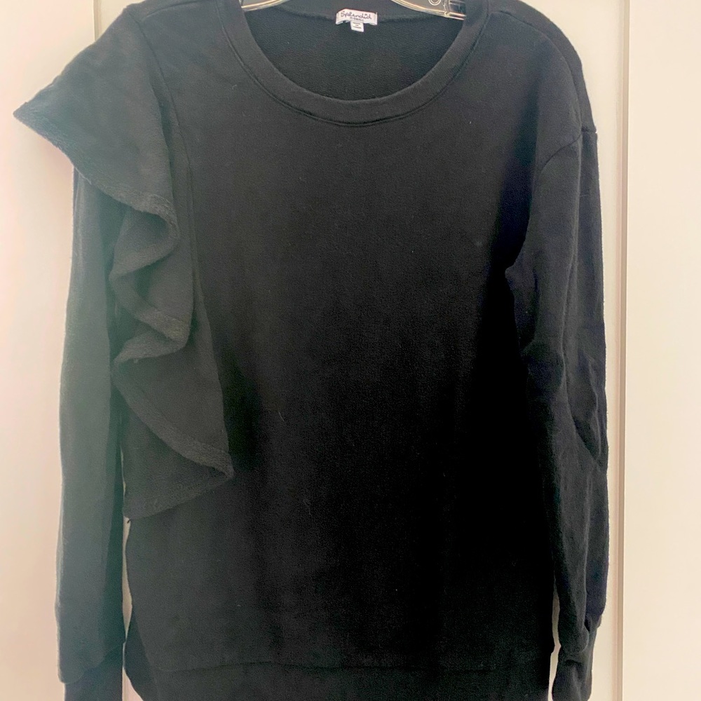 Splendid Flutter Detail Oversized Sweatshirt - image 1